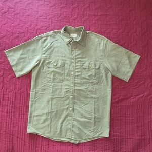 L.L. Bean Short-Sleeve Button-Down Shirt - Sage Green
